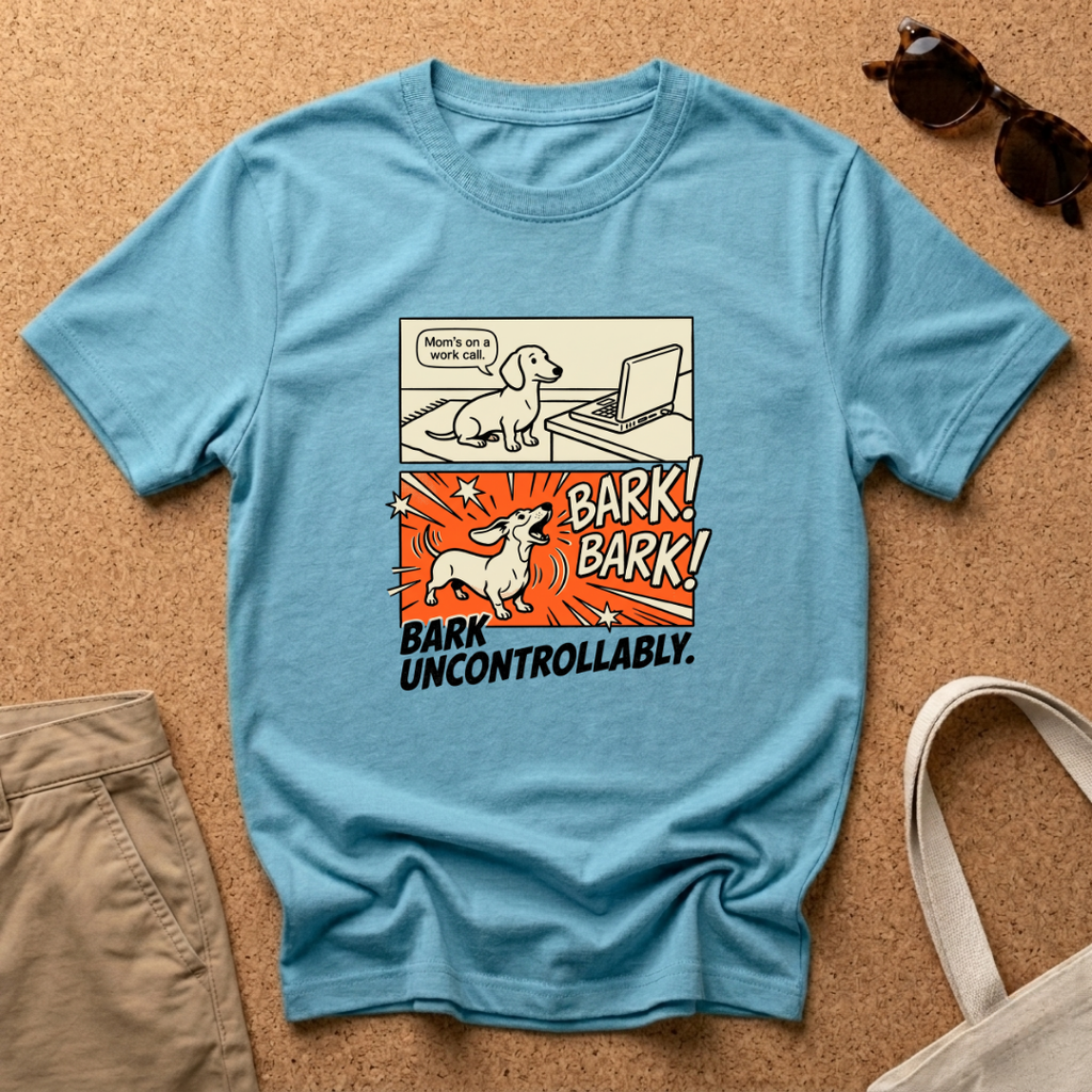 Comic Bark Uncontrollably T-Shirt
