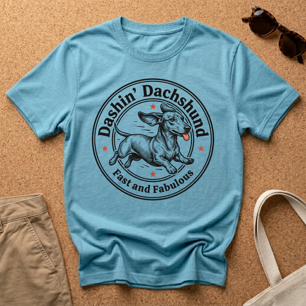 Dashin Dachshund T-Shirt