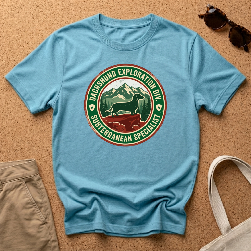 Dachshund Exploration Division T-Shirt