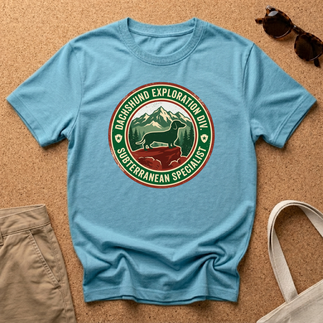 Dachshund Exploration Division T-Shirt