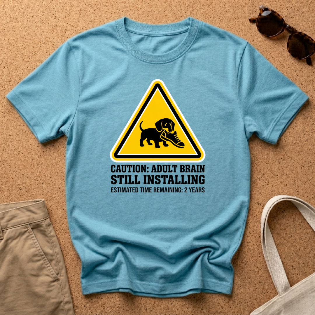 Caution Still Installing T-Shirt