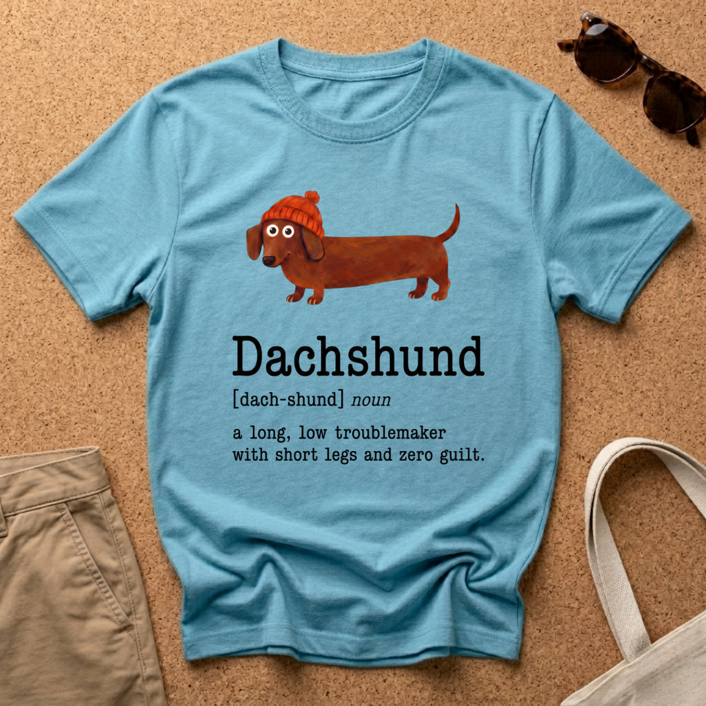 Dachshund Description Beanie T-Shirt