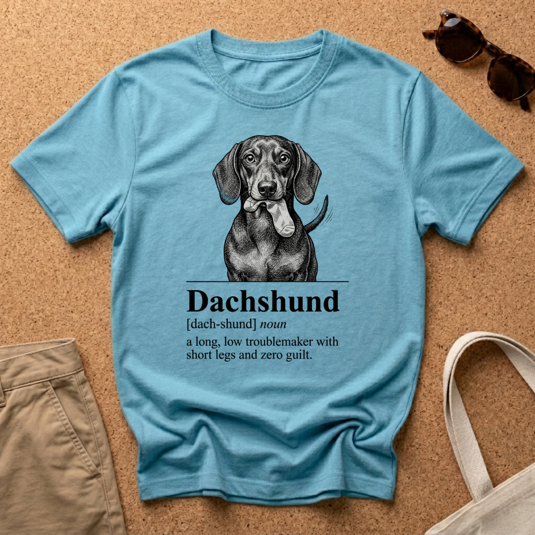 Dachshund Sock Thief T-Shirt