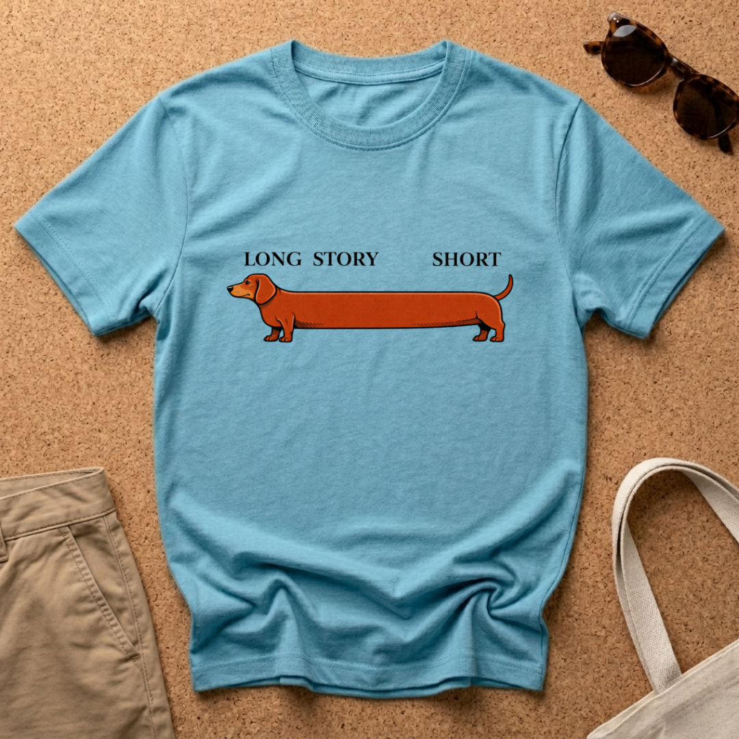 Long Story Short Long Dog T-Shirt