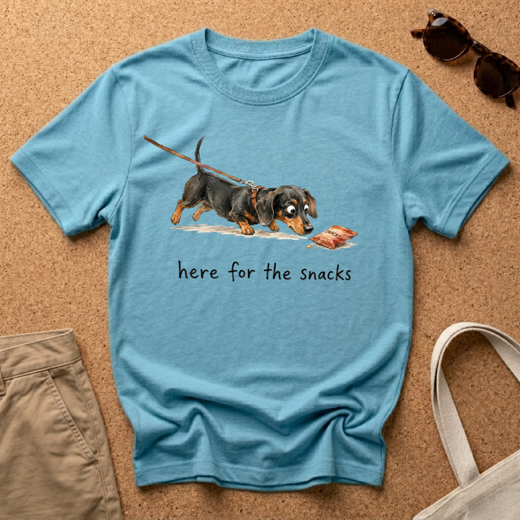 Here for the Snacks T-Shirt