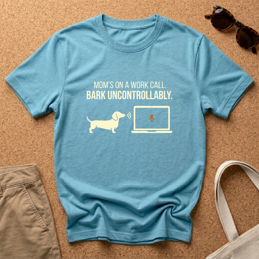 Mom's On A Work Call Minimal T-Shirt