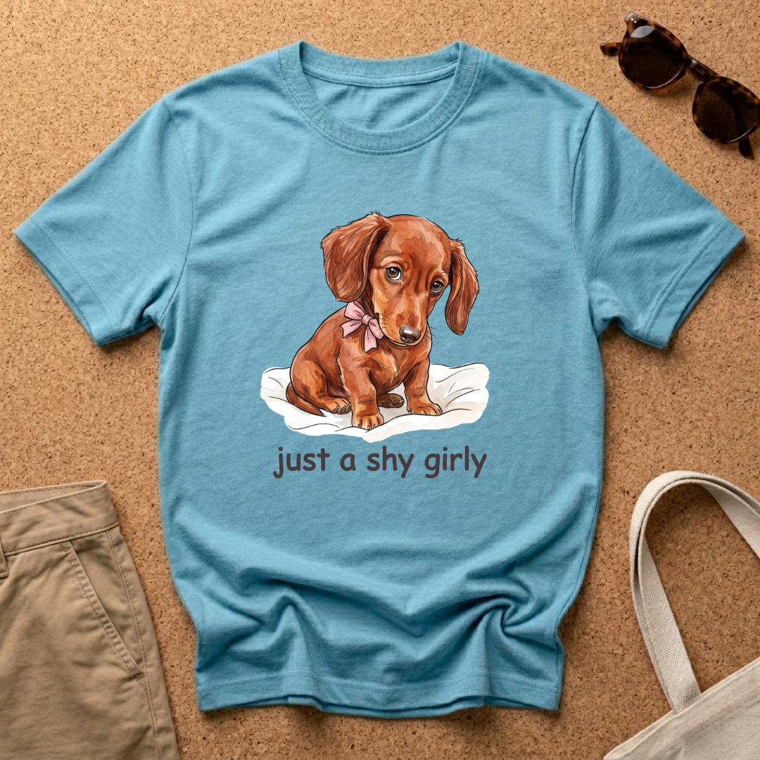 A Shy Girly T-Shirt