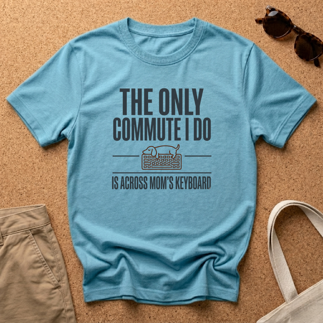 Across Mom's Keyboard T-Shirt