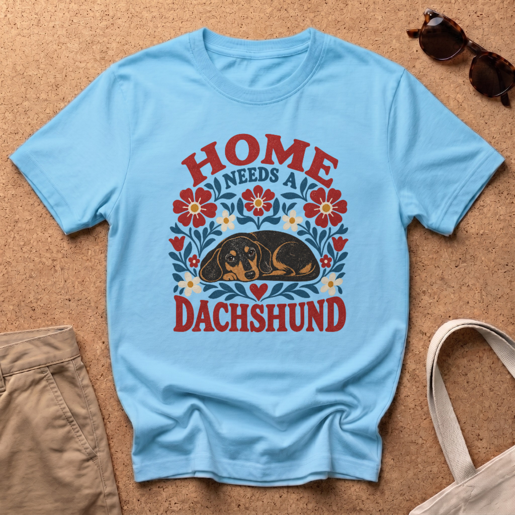 Home Dachshund T-Shirt - Sky