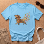 Floral Bloom T-Shirt - Sky