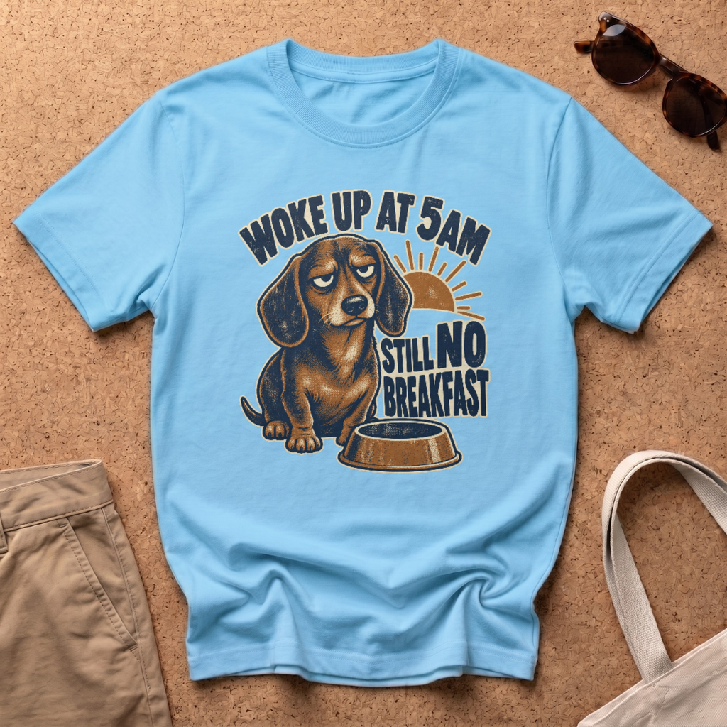 Woke Up At T-Shirt - Sky