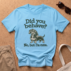 Did You Behave T-Shirt - Sky