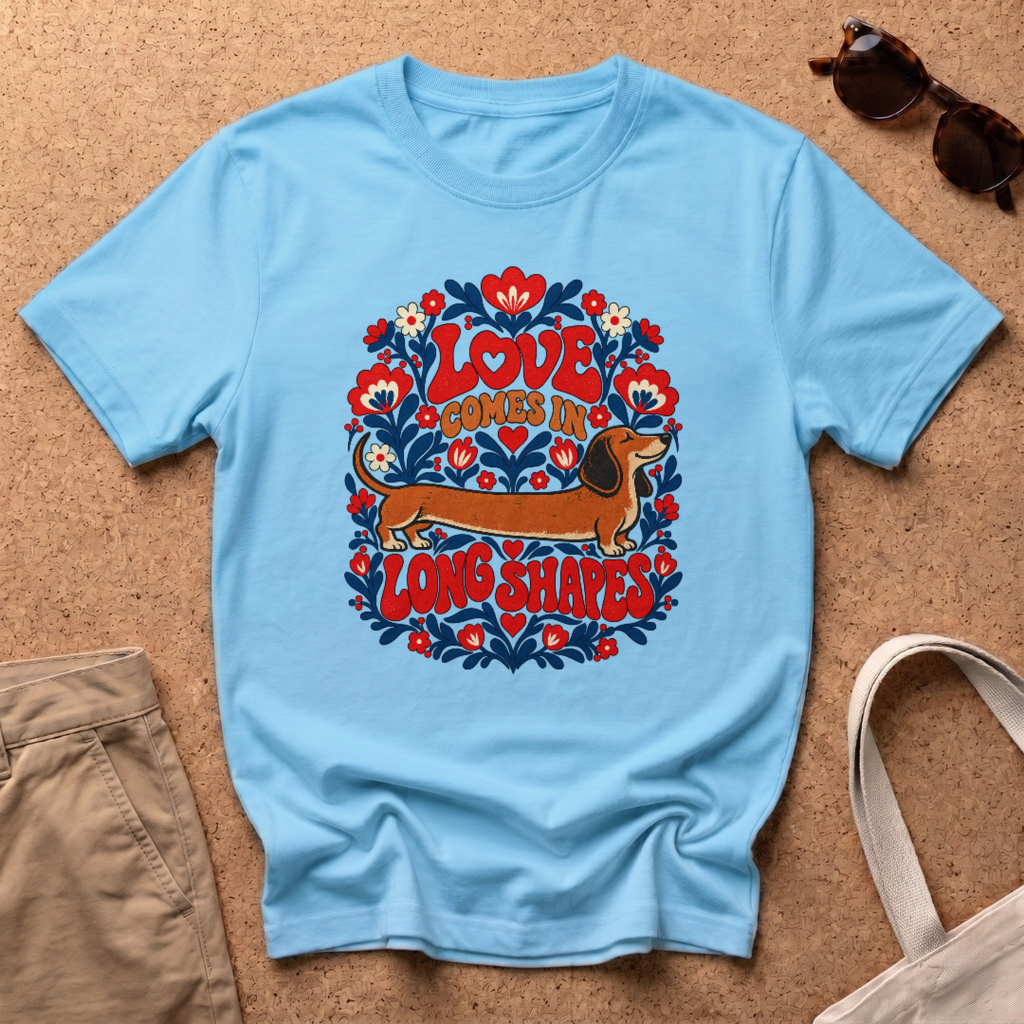 Love Long T-Shirt - Sky