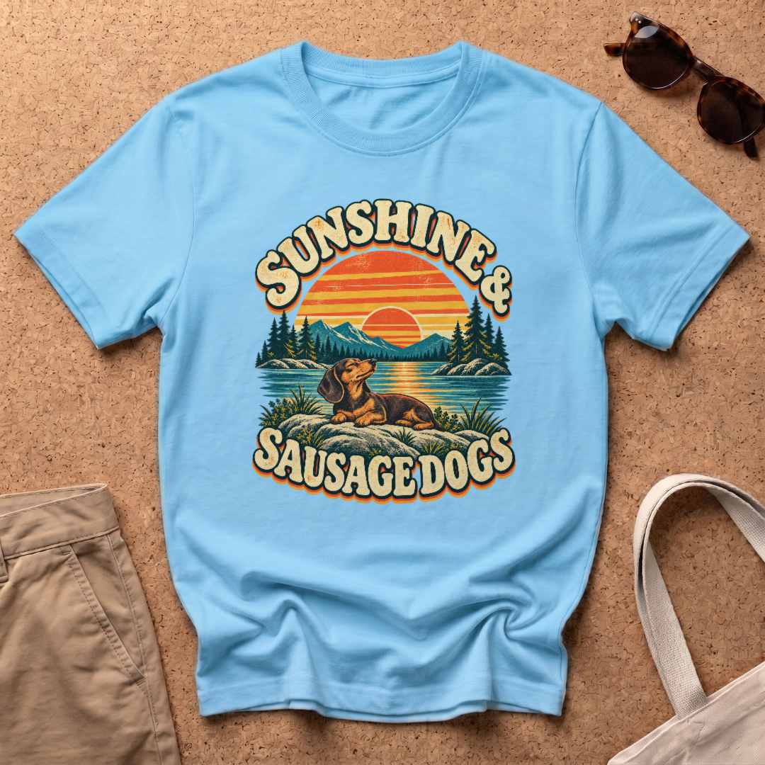Sushine Sausage T-Shirt - Sky
