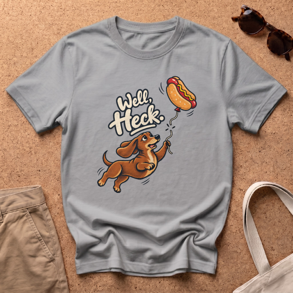 Well Heck T-Shirt - Sport Grey