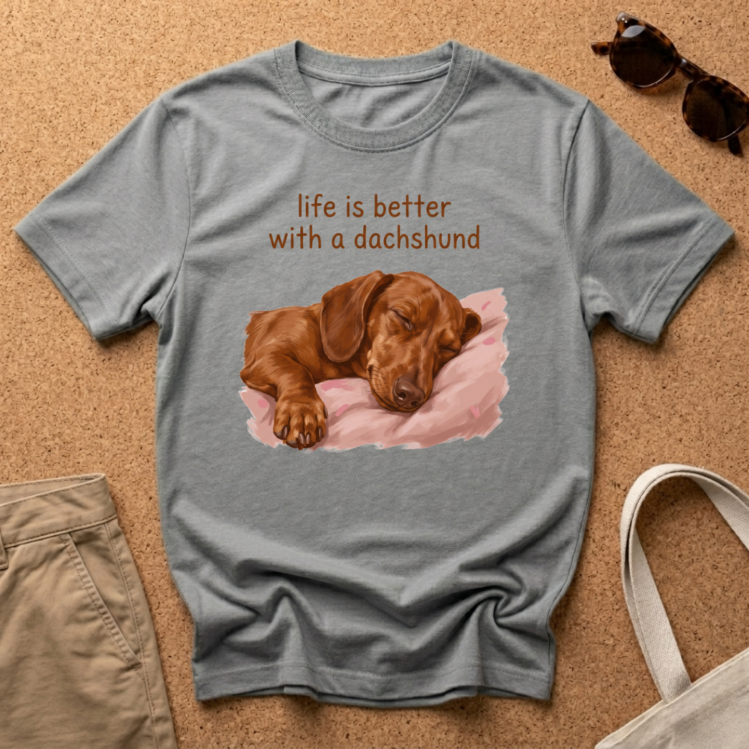 Better With Dachshund T-Shirt