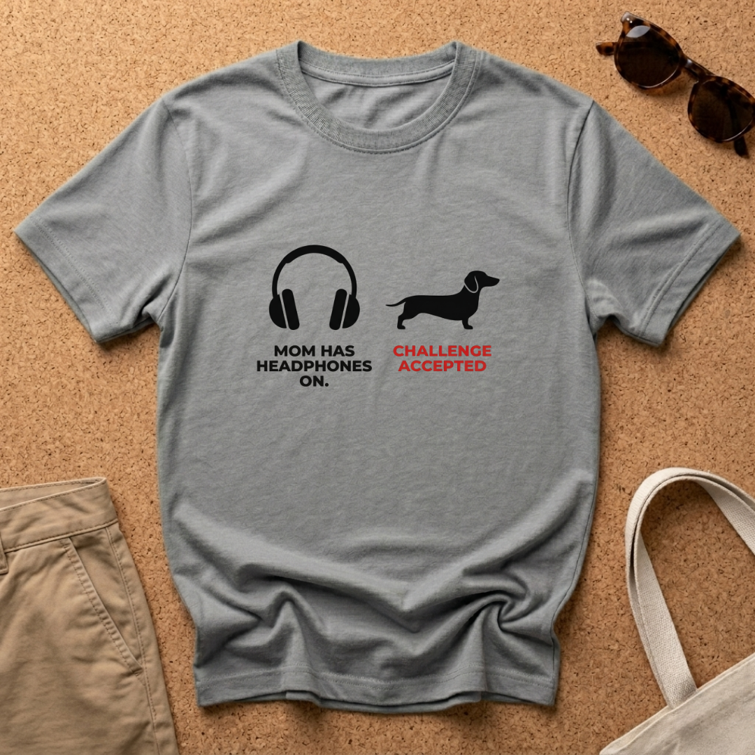 Headphones Challenge Accepted T-Shirt