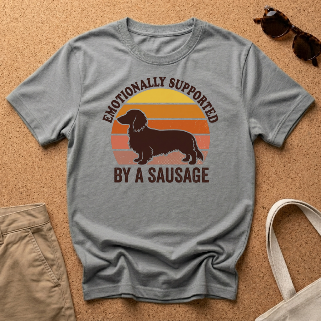 Emotionally Supported Retro T-Shirt