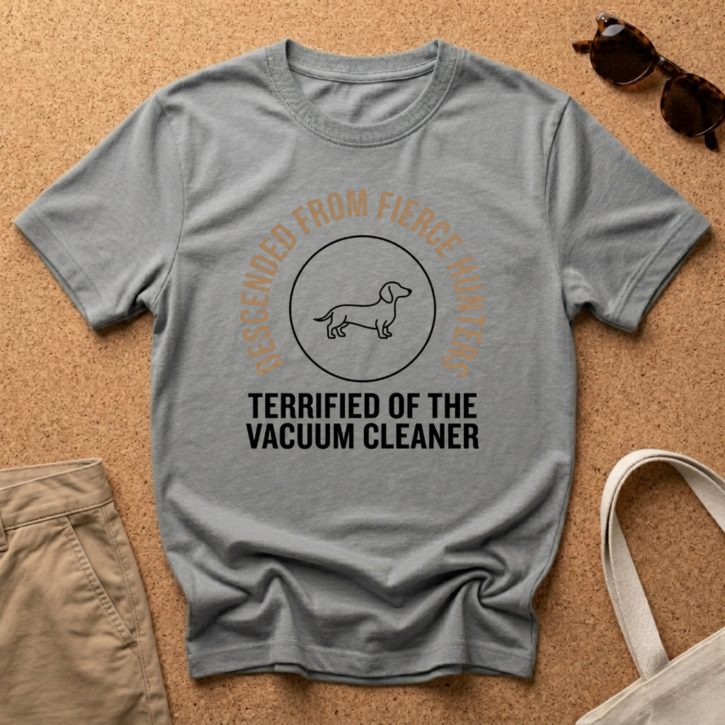 Terrified of the Vacuum Cleaner T-Shirt