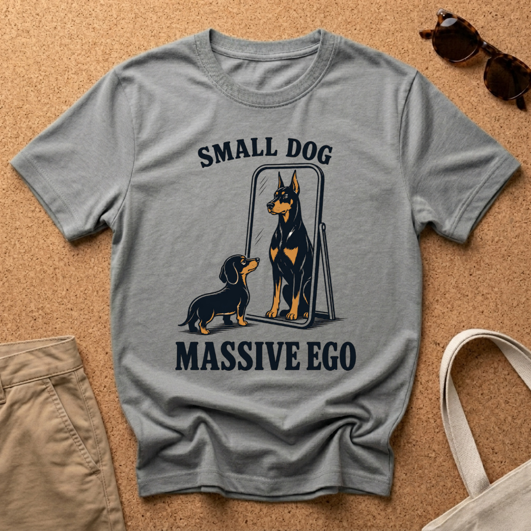 Small Dog Massive Ego T-Shirt