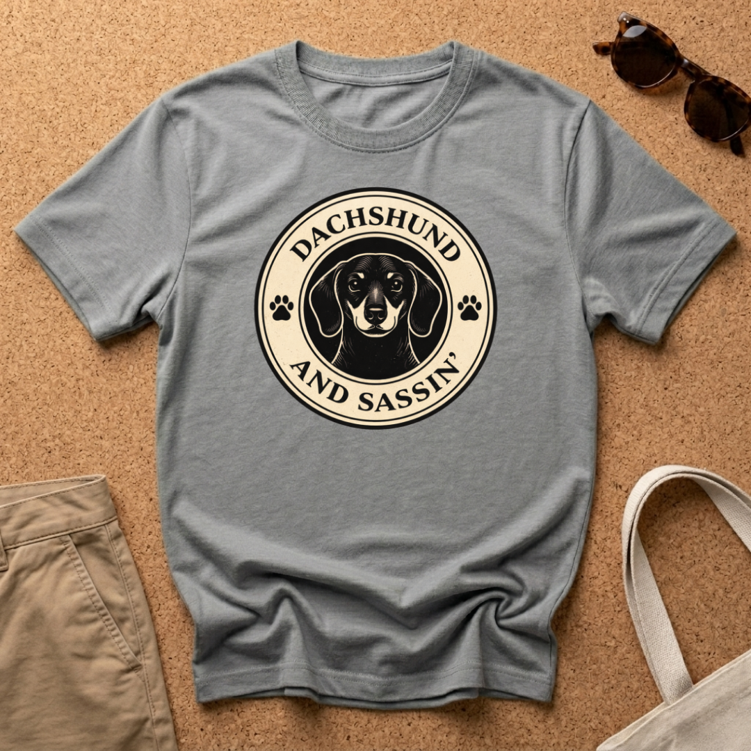 Dachshund and Sassin' T-Shirt