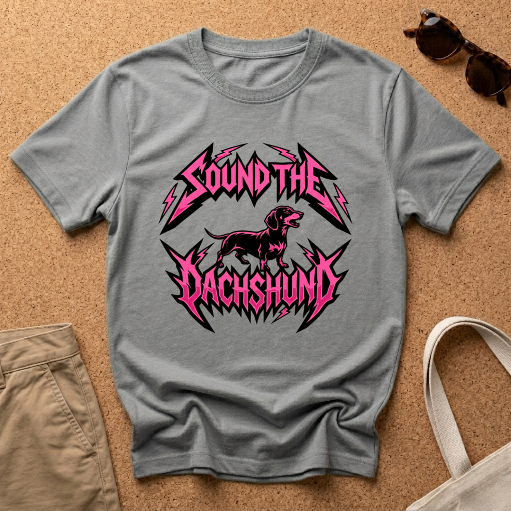Sound the Dachshund Punk T-Shirt