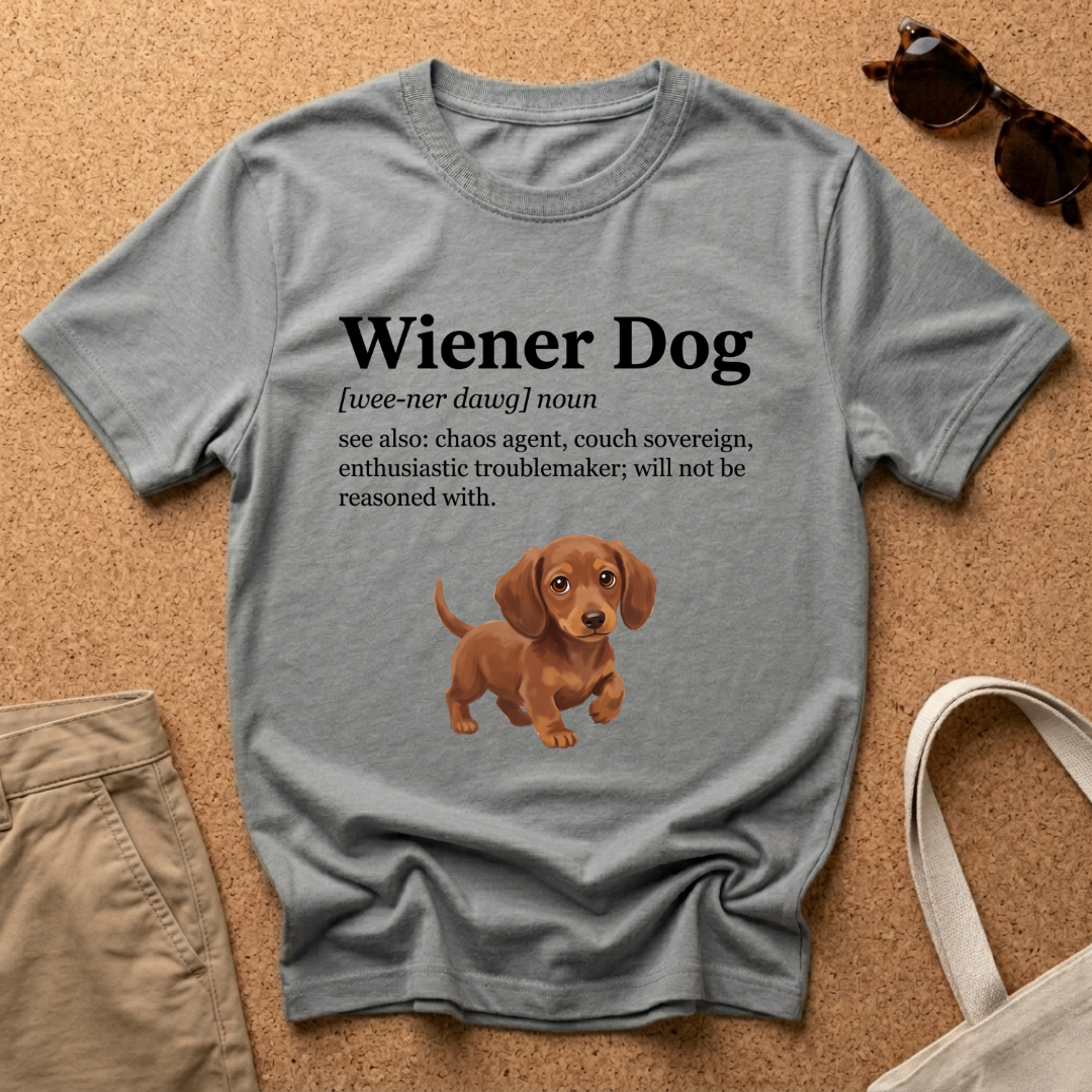 Wiener Dog Cuddly T-Shirt
