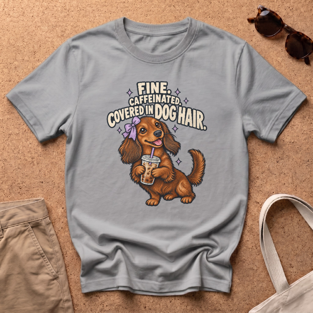 Fine Caffeinated T-Shirt - Sport Grey