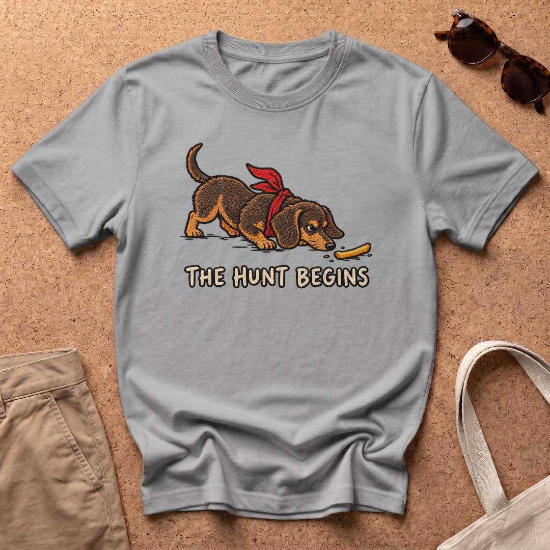 The Hunt Begins T-Shirt - Sport Grey