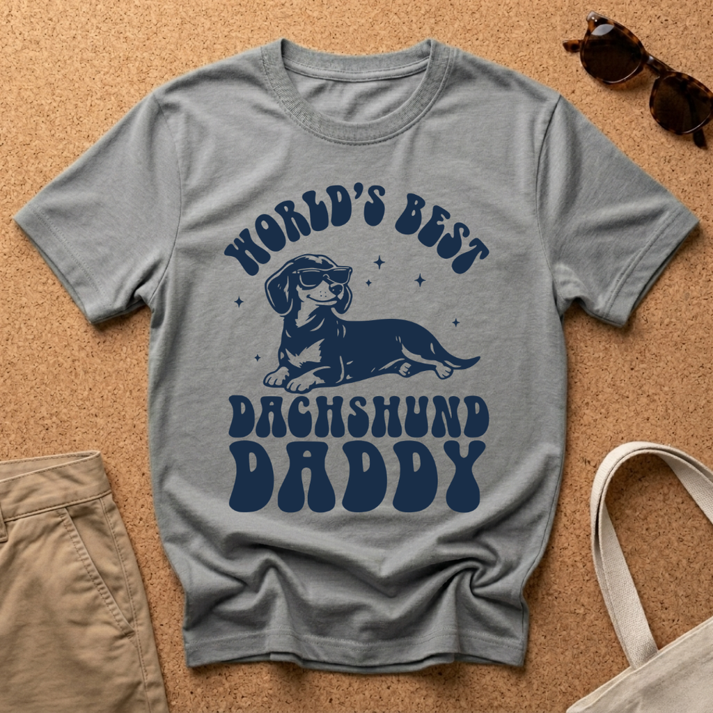 World's Best Dachshund Dad T-Shirt