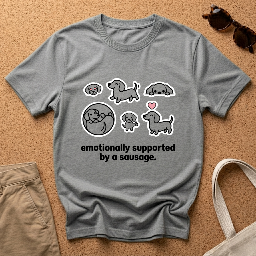 Dachshund Stickers T-Shirt
