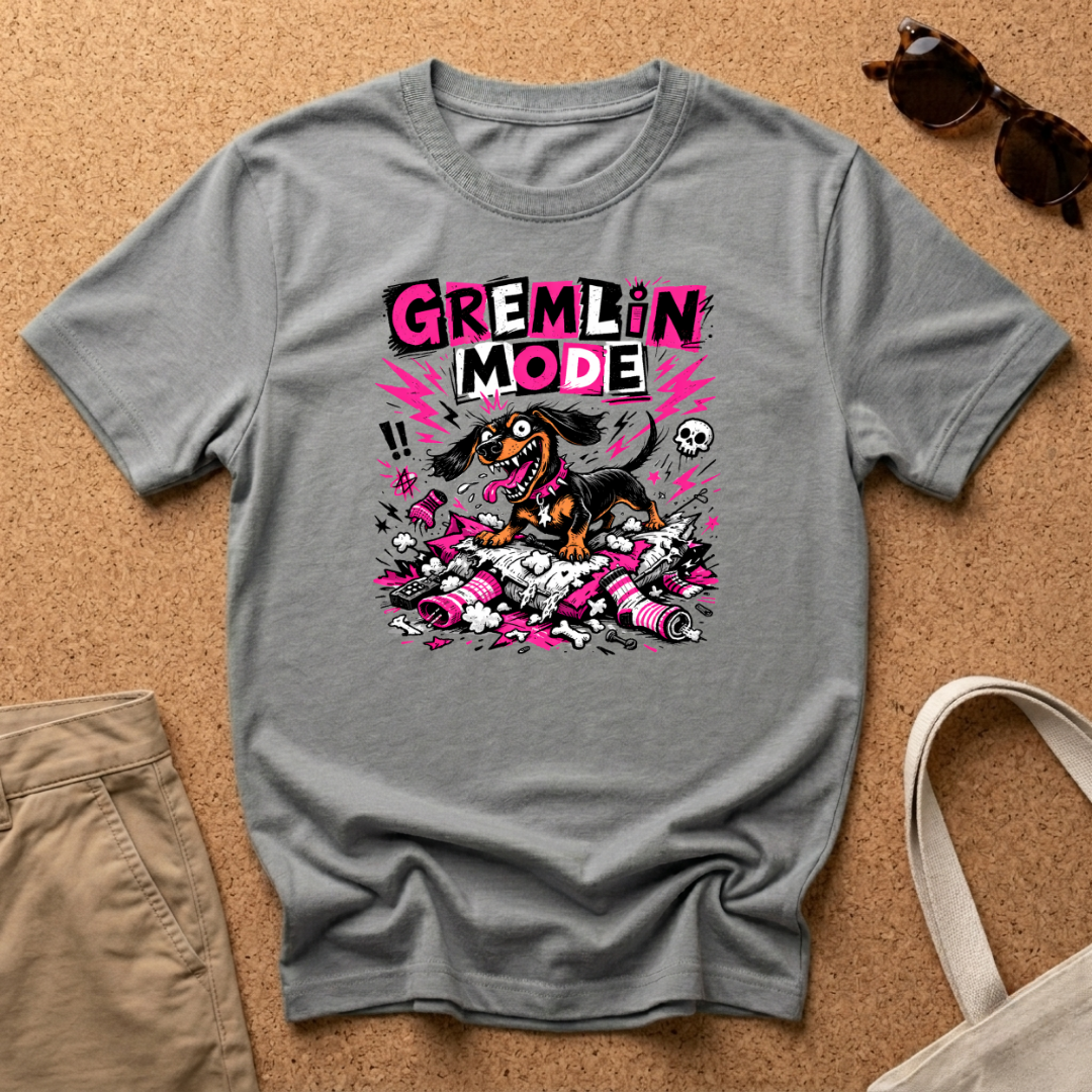 Gremlin Mode Pink T-Shirt