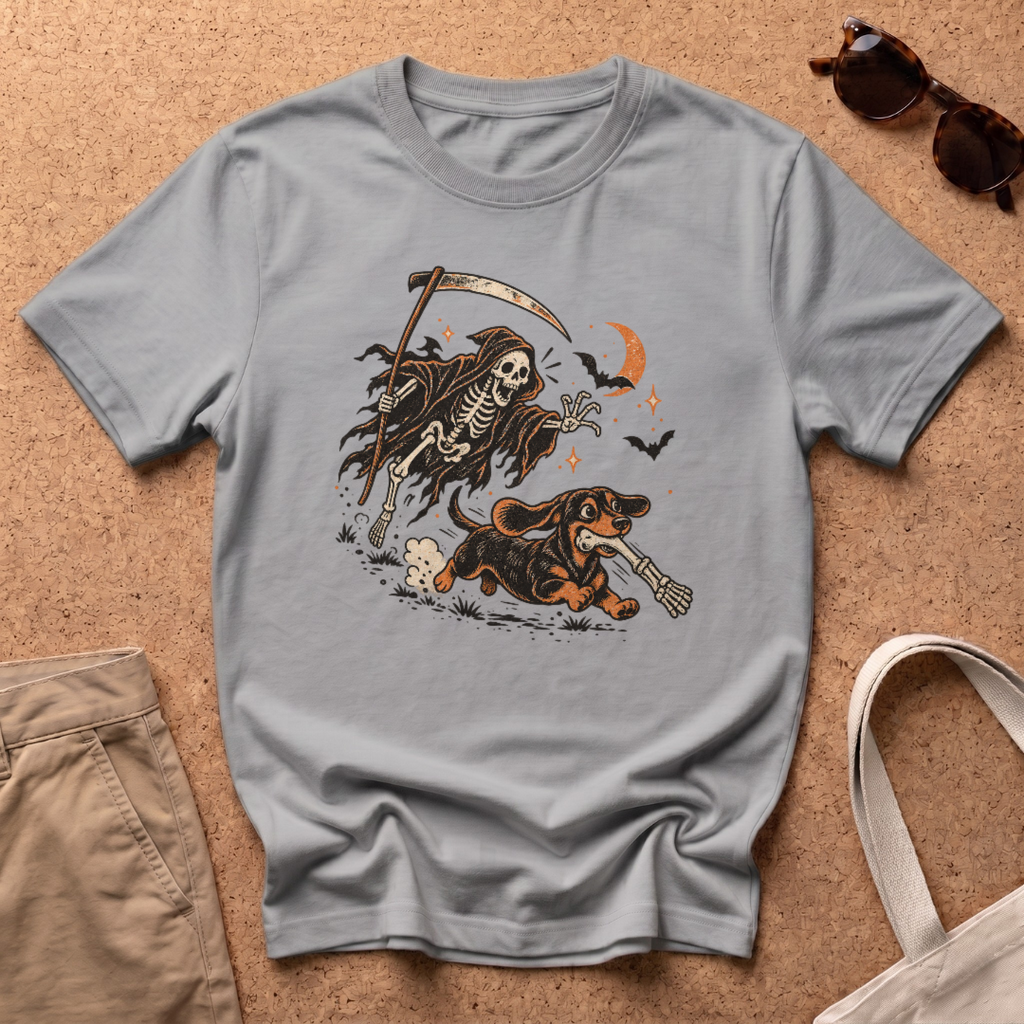 Halloween Chase T-Shirt - Sport Grey