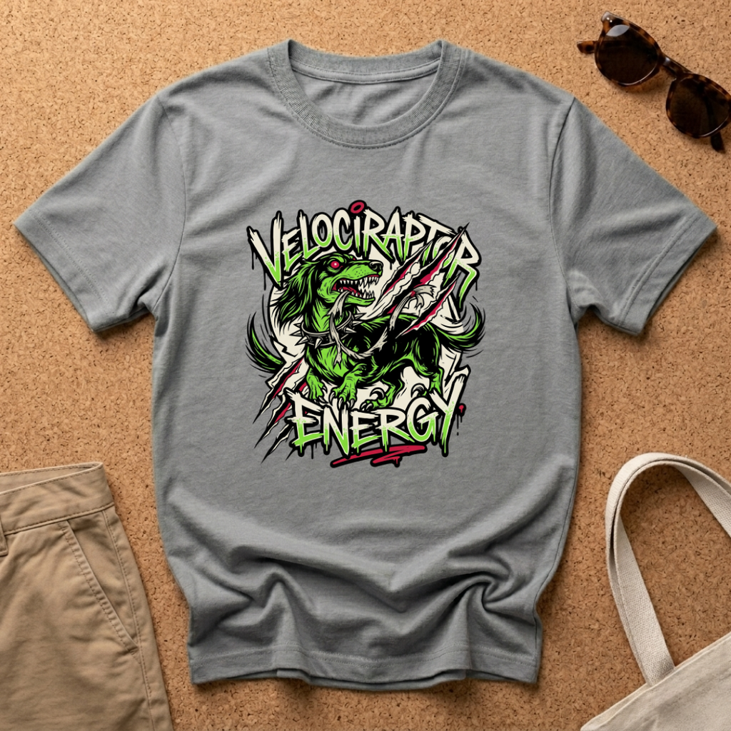 Velociraptor Energy Intense T-Shirt
