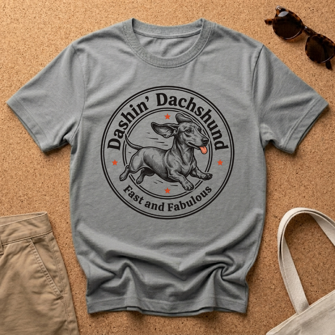 Dashin Dachshund T-Shirt