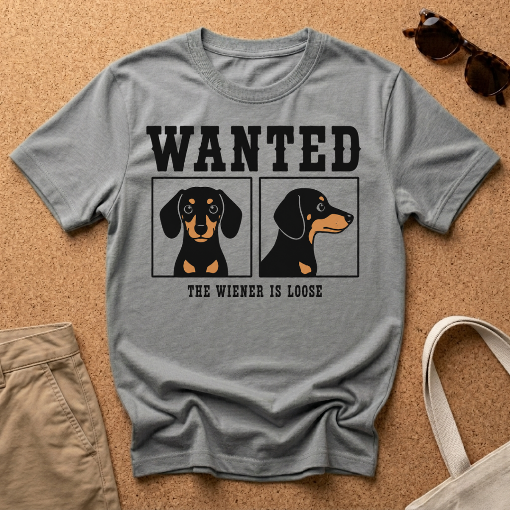 Wanted Dachshund T-Shirt
