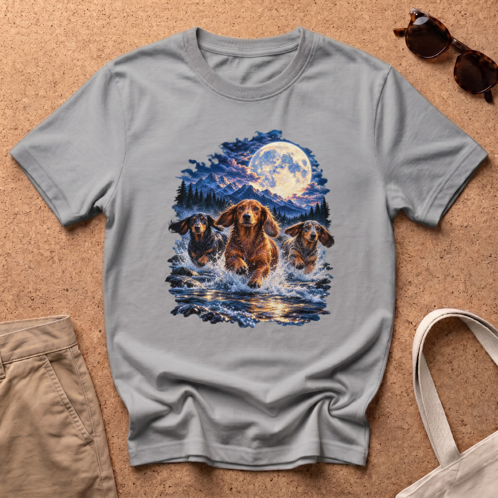 Moonlit River T-Shirt - Sport Grey