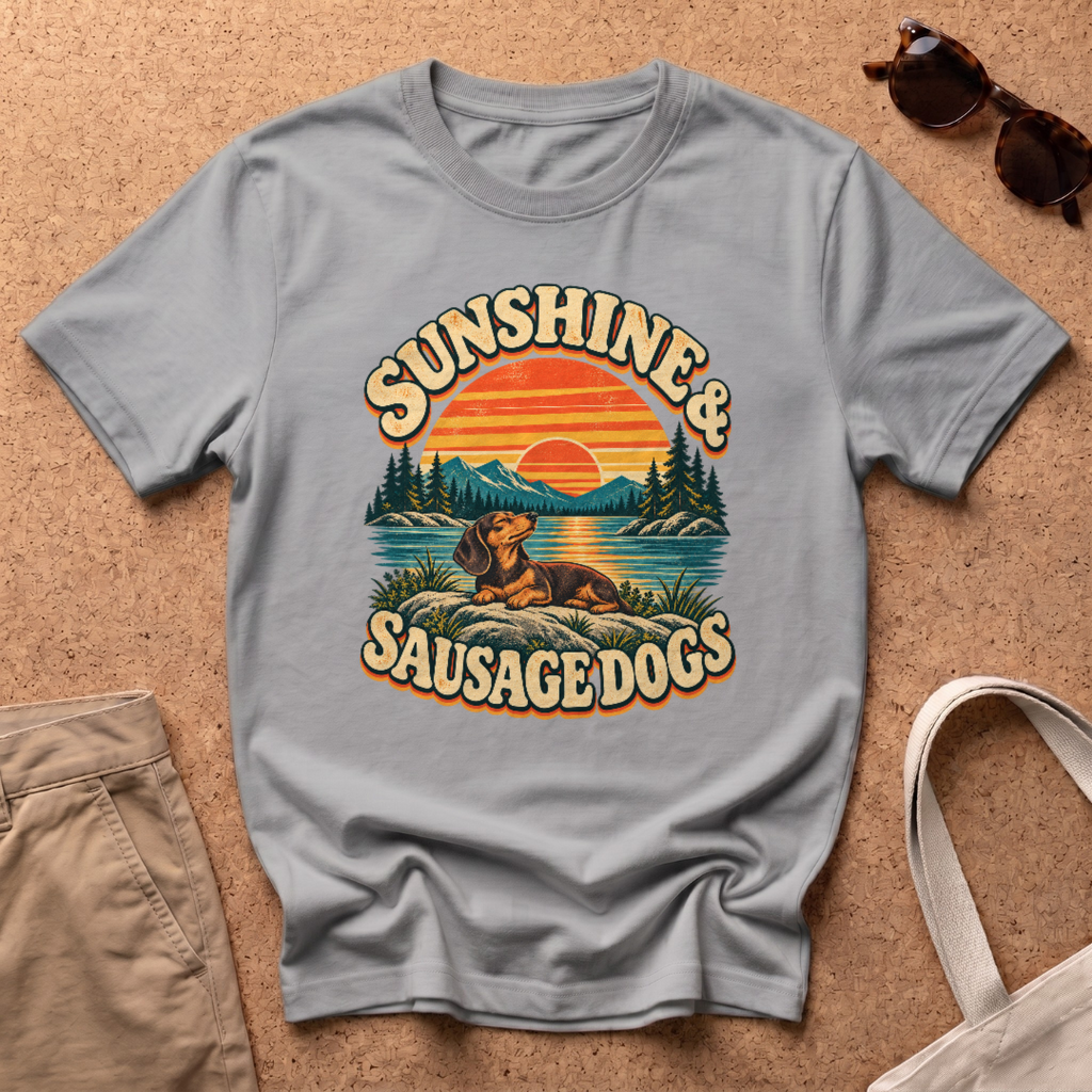 Sushine Sausage T-Shirt - Sport Grey