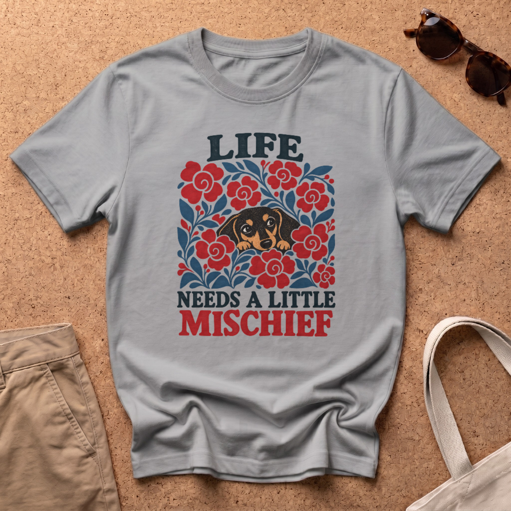 Life Mischief T-Shirt - Sport Grey