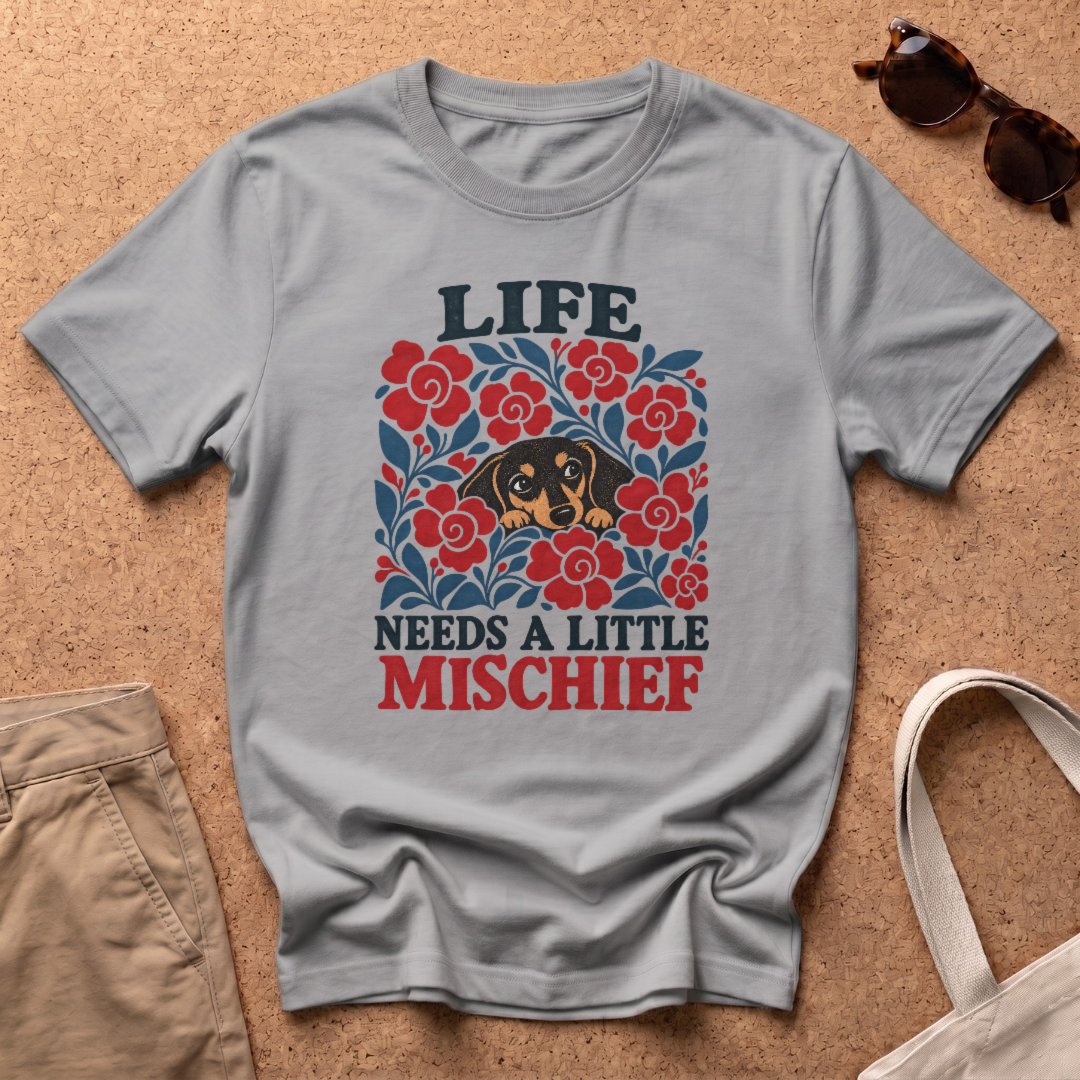 Life Mischief T-Shirt - Sport Grey