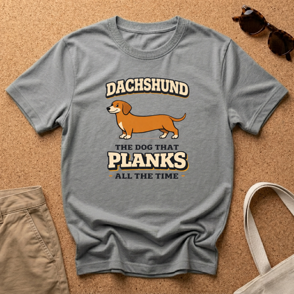 Dachshund Planks T-Shirt