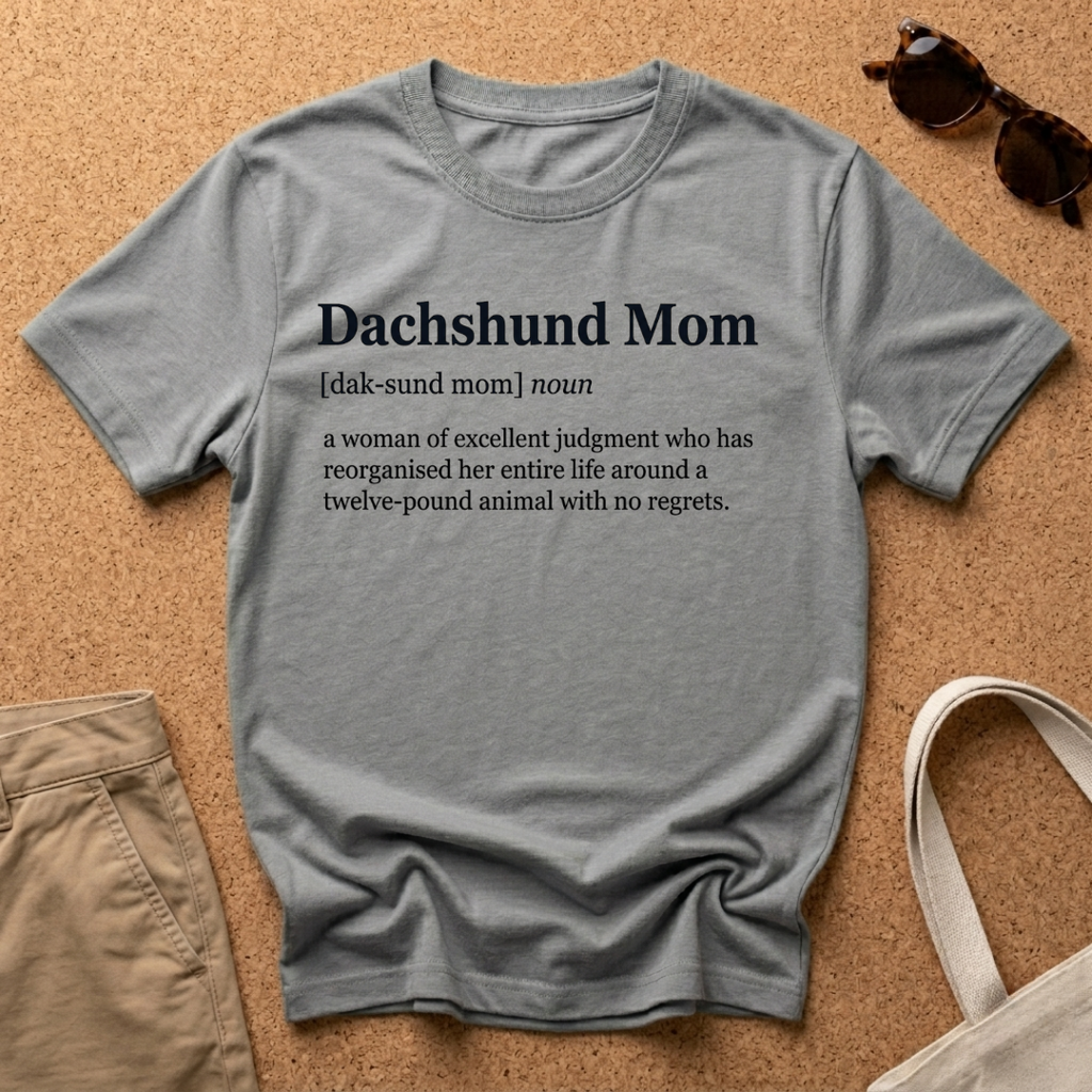Dachshund Mom Translation T-Shirt
