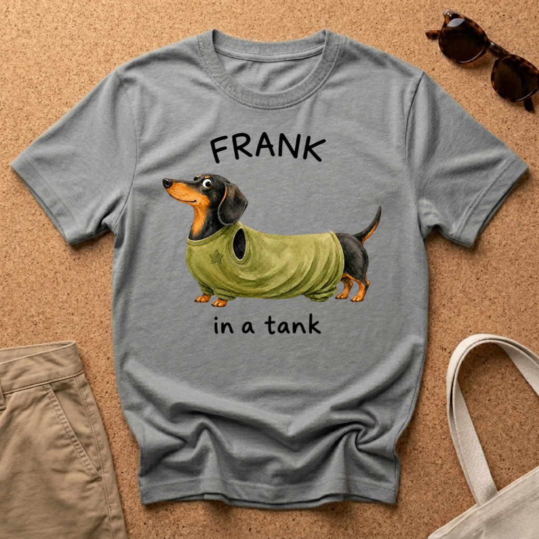 Frank in a Tank T-Shirt