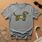 Dachshund Floral Patch T-Shirt