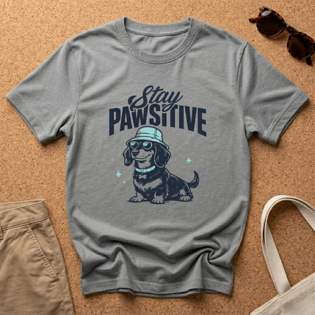 Stay Pawsitive T-Shirt