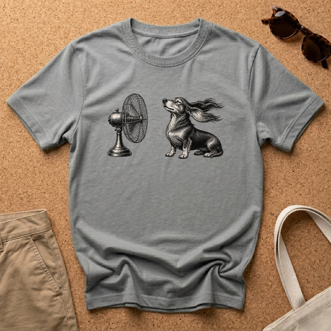 Windblown Dachshund T-Shirt