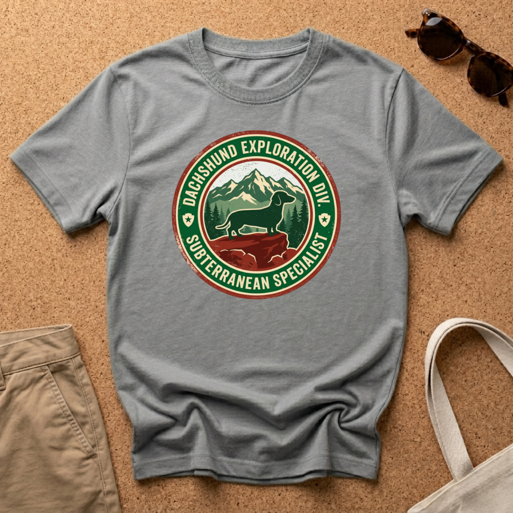 Dachshund Exploration Division T-Shirt