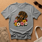 Flower Dachshund T-Shirt