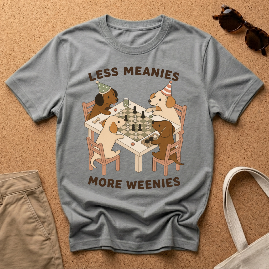 Less Meanies More Weenies T-Shirt