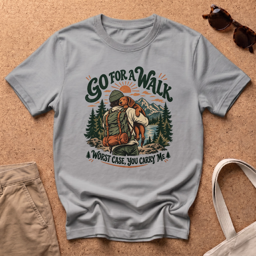 Go For Walk T-Shirt - Sport Grey